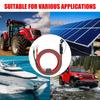 Cord 16AWG Car Extension Cable Battery Charging Cable SAE Waterproof Solar Vehicle Battery Power Cable To SAE 12V-36V Solar Plug