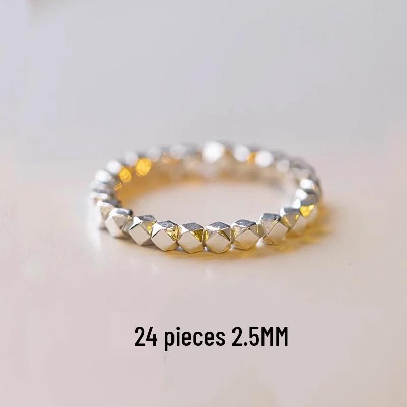 Perles Libres en Argent Sterling 925 pour la Fabrication de Bijoux DIY: Perles intercalaires pour bracelets et colliers