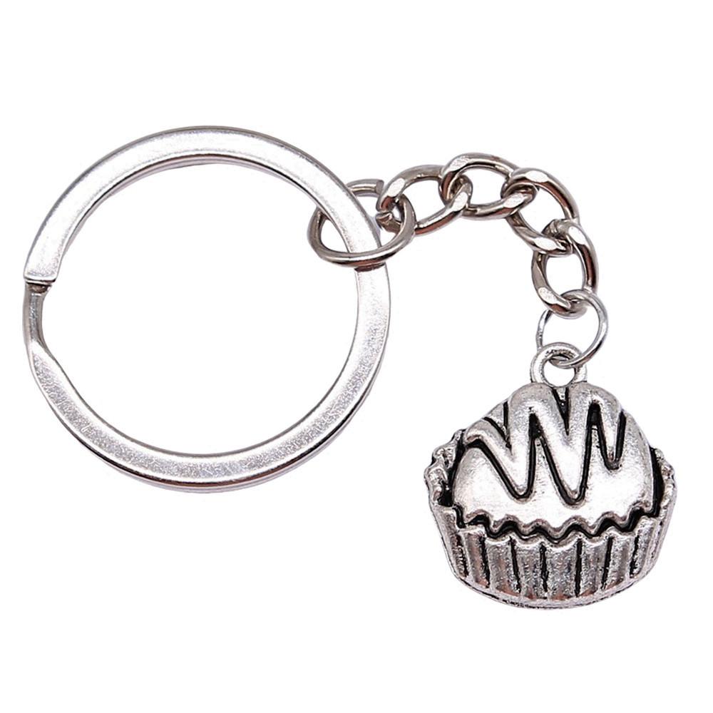 Food Keychain Breakfast Theme Party Birthday Key Holder 28mm Ring