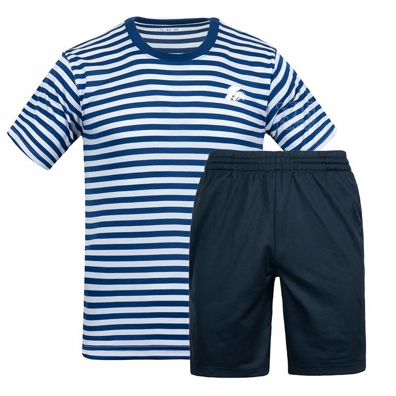 Мужской быстросохнущий светоотражающий тренировочный костюм с коротким рукавом 175/92-96