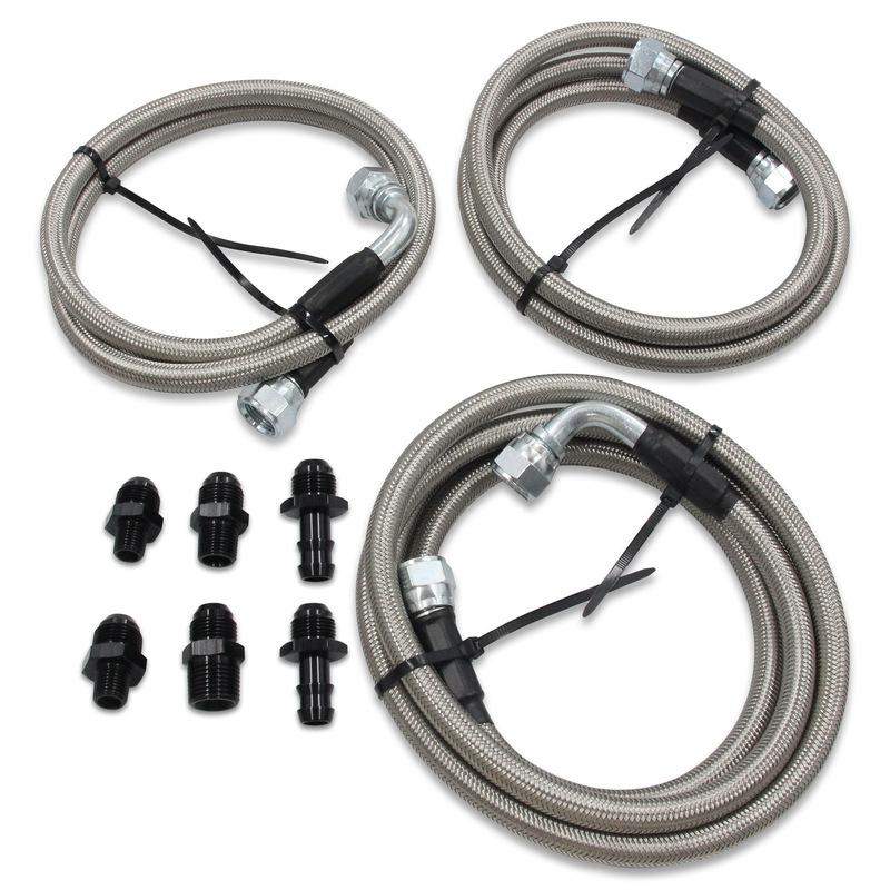 47RE Transmission Cooler Lines Kit Heavy Duty Fits for Dodge Ram Cummins 5.9L 1996-2002