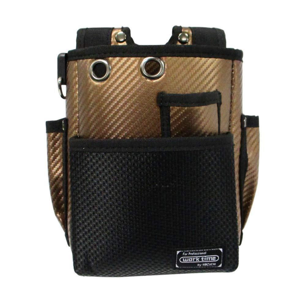 Kozuchi Worktime Waist Two-Tier Pouch, Brown, WT-11BR [Used]