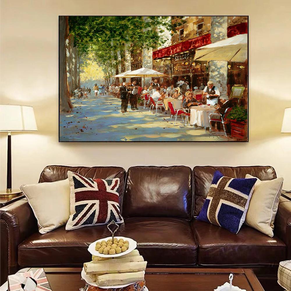 City Landscape Painting Canvas Painting Printed On Canvas Home Decor Wall Art Pictures For Living Room