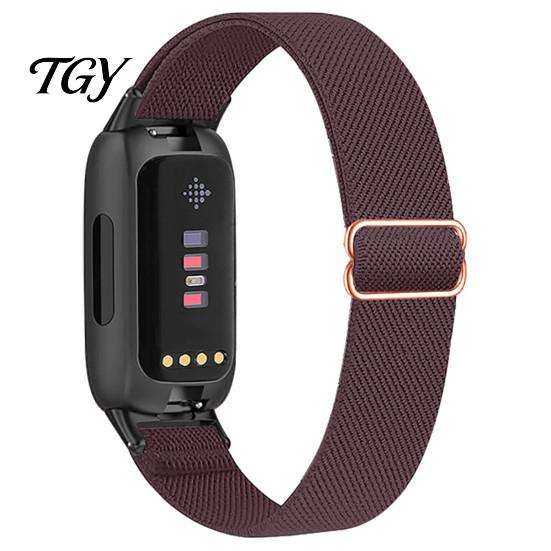 Lightweight Replacement Wrist Strap Elastic Nylon Watch Bands for Fitbit Inspire 3, Adjustable Quick Release Band Breathable Woven Sports Wristband
