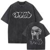 2026Gewaschenes Vintage Rapper Mf Doom MM FOOD Grafikdruck T-Shirt Herren Damen Hip Hop Mode T-Shirts Männlich Lässig