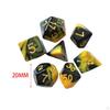 7 Pieces Acrylic Polyhedral Dice Board Games, Multi-Sided Dice, Gaming for Parties