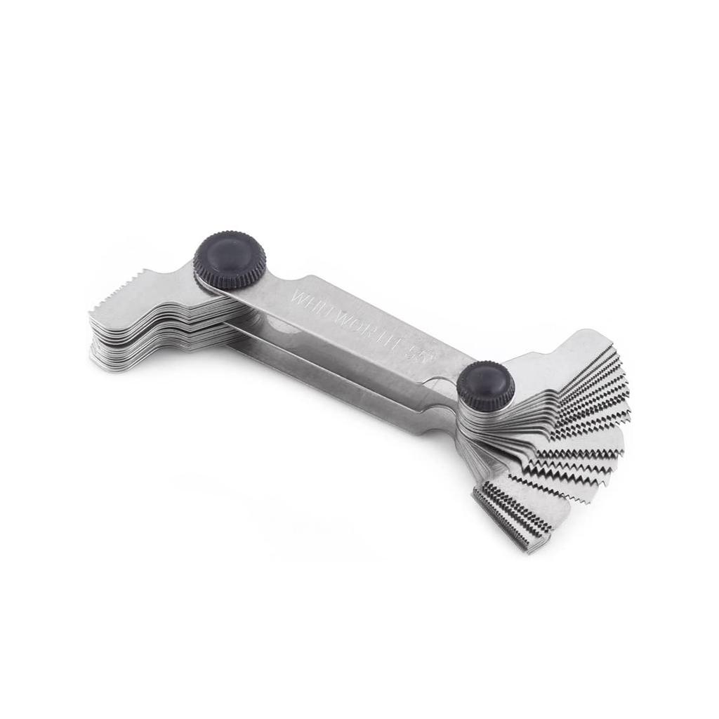 A71P 52 Pieces Of Thread Pitch Gauge Thread Pitch Measuring Tool Thread Gauge (52 Pieces Of Metric + Inch)