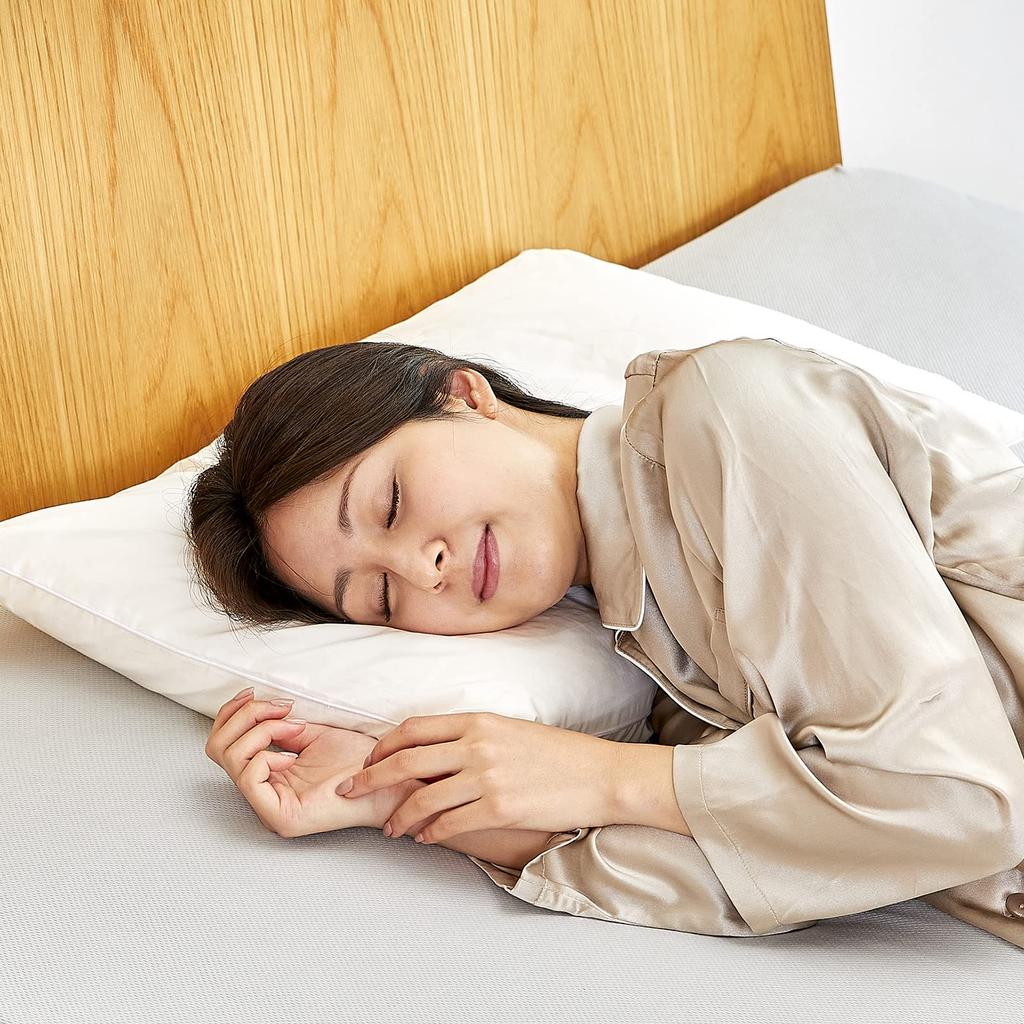 LOFTY Sleep Pillow LT-020Size 1, Soft, Low, Fluffy, Supports Turning Over, Suitable for Back and Side Sleeping, Reduces Strain, Supports Shoulders