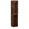 Highboard Smoked Oak 34.5 x 34 x 180 cm Particleboard