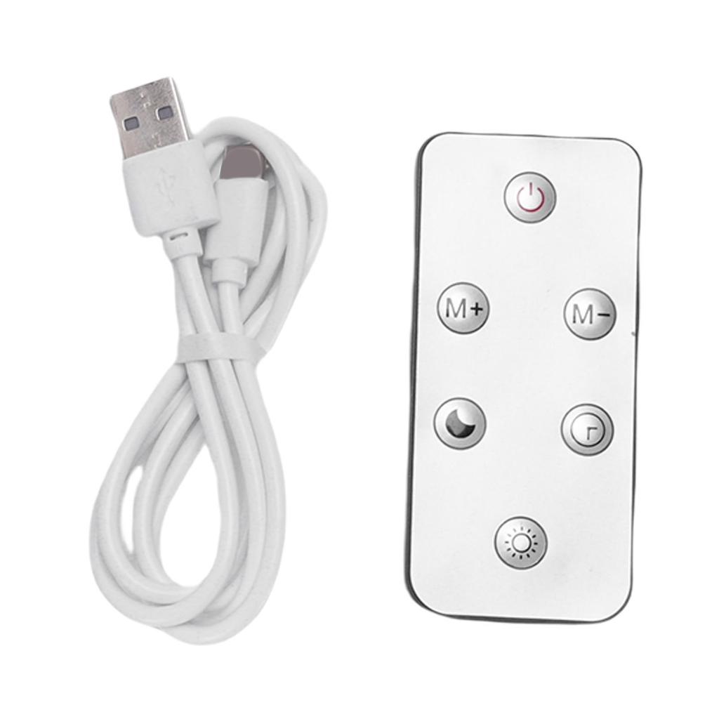 Desk Fan with Digital LED Display Personal Wall Mounted Table Fan 6 Inch for Home Office 5 Wind Speed