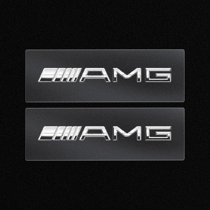 

Car Interior Random Stickers Car Steering Wheel Decals Car Styling For Mercedes-Benz V177 W247 W176 W177 W207 W203 W204 GLA GLC X253 GLK 2pcs AMG