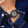 Citizen Attesa Light Powered Quartz Movement Titanium PU Strap Watch Unisex Silver Dial CC4055-14H