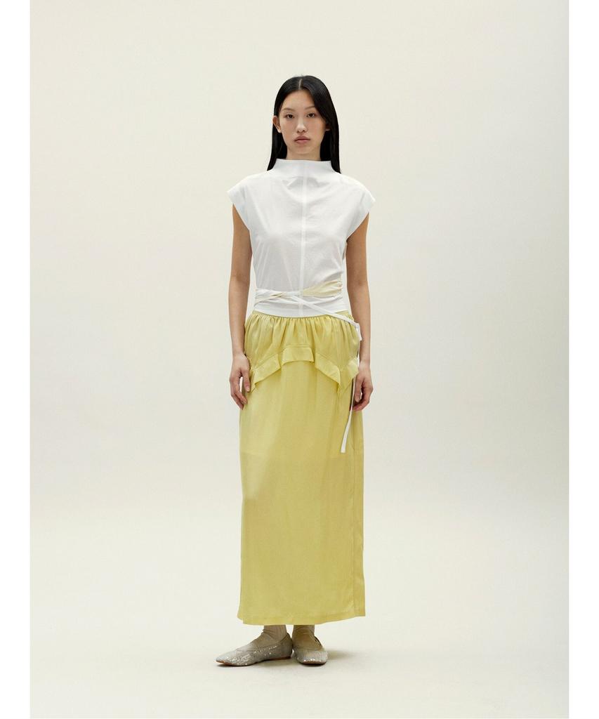 Anggae Triangle Wrap T-Shirt Ivory