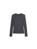 2025 Herbst/Winter Schlank geschnittenes Woll-Langarm-T-Shirt