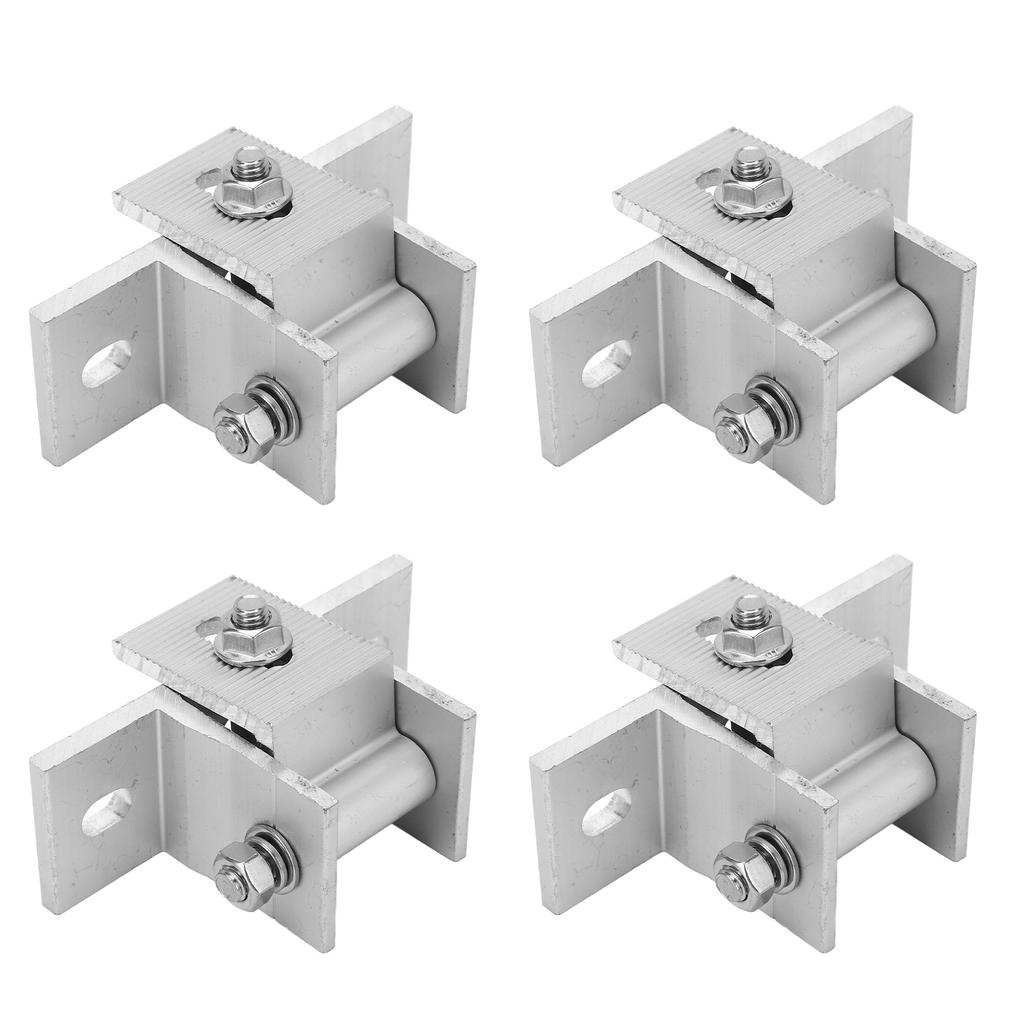 4er Set Solarmodul Montagehalterung Fuß Aluminiumlegierung Korrosionsschutz Rostfrei Solar PV Frontstütze für Dach