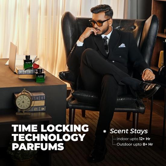 BLANKO By King Empire Tlt Fresh Parfum 8Ml | Luxury Liquid Perfume For Work And Hustle | Longest Lasting Mens Perfume With Time Lock Technology