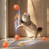 New 1pc Automatic Moving Dog Toy Ball Material Safety Smart USB Jumping Rotating Interactive Puppy Chew Toy Ball Pet Products