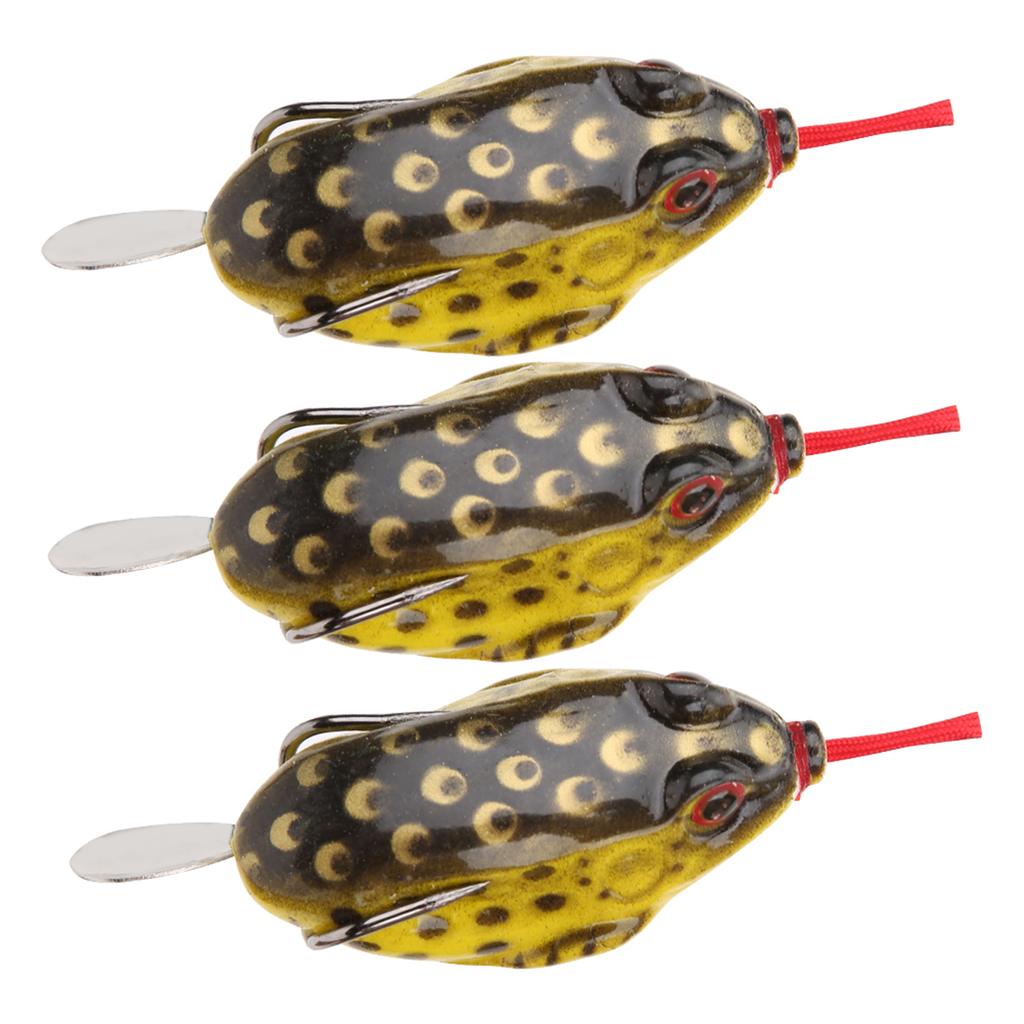 3 Stück Glitzer Weiches Silikonköder Künstlicher Simulations Lebensechter Köder Angelzubehör 5,5cm 13g3#