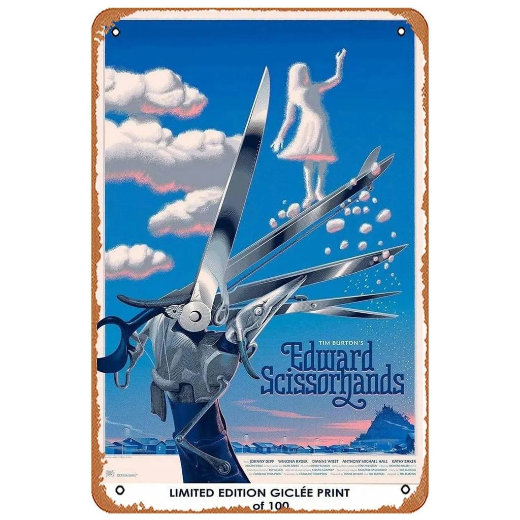 Metal Poster Classic Moive Tin Sign Metal Plaque Poster for Bar Club Wall Decor Retro Home Bedroom Vintage Wall Plate Pendant