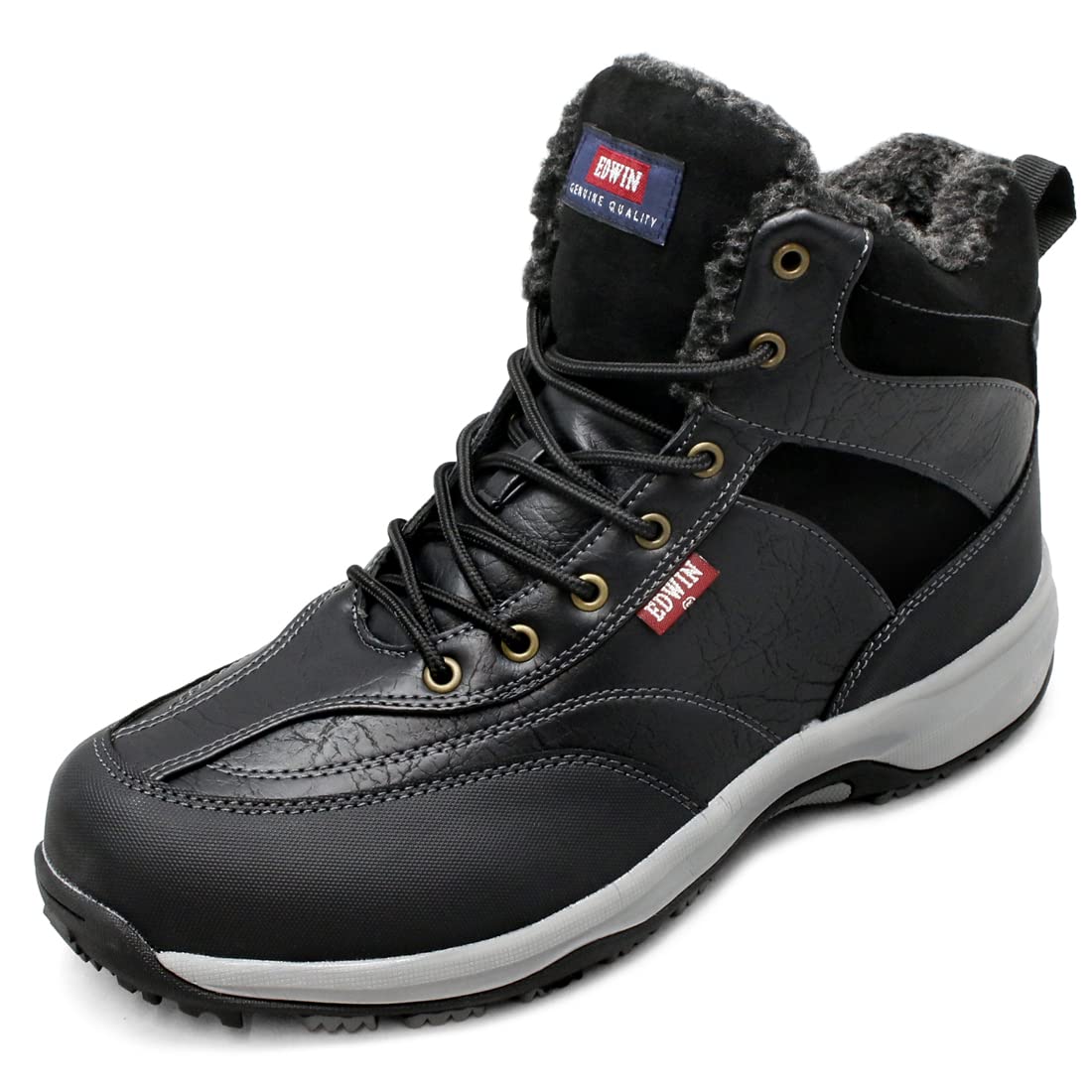 

Кроссовки Cold Boa Winter Sneaker Snotlage из искусственной кожи цвета EDS9120s ЧЕРНЫЙ [Edwin] Мужские ботинки, Водонепроницаемые, Защита, Ботинки, Ботинки, Устойчивые, Трекинг, чёрный