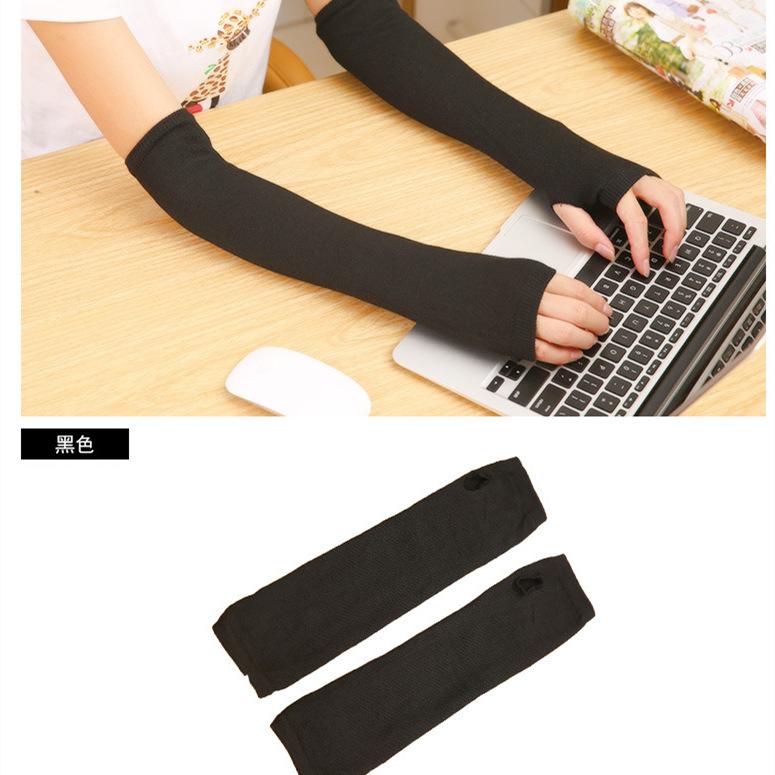 

Перчатки с полупальцами, перчатки с открытыми пальцами и длинными рукавами, женские перчатки Average size