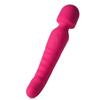 Multi Frequency Vibrating Rod for Women Fully Charged Fully Encapsulated Rubber Dual Motor Heating Double Head Fun Vibrating Rod for Women