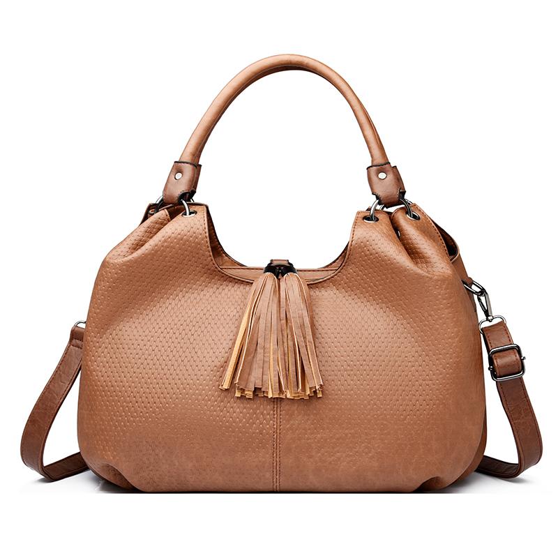 Fashionable Solid Color Design Zipper Shoulder Bags 2026 Hot Sale Exquisite Personality Creative Tassel Women's Crossbody Bags