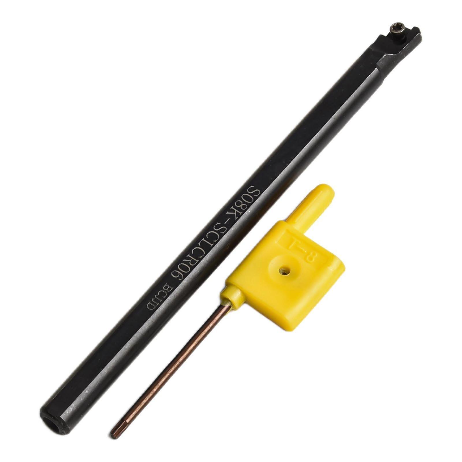 

Металлический материал SCLCR06 токарный расточный резец с CCMT060204HM вставкой 67810 мм S08K-SCLCR06 Boring Bar