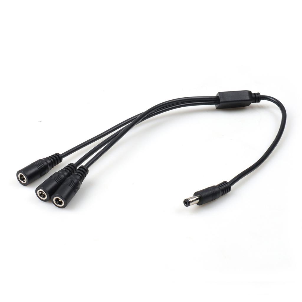 5.5x2.1mm Power Splitter Cable 1 To 2 3 4 Way Adapter For CCTV Router LED Light 40cm Length