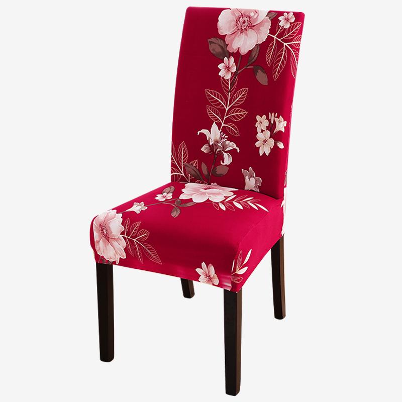 Dining Chair Cover Elastic Seat Slipcover Stretch Chair Covers For Wedding El Banquet Dining Room Office Anti-Dirty Removable