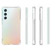 For Samsung Galaxy S23 FE Back Cover WANLONFENG TM Series 2.0mm Clear TPU Phone Case (Big Lens Hole)