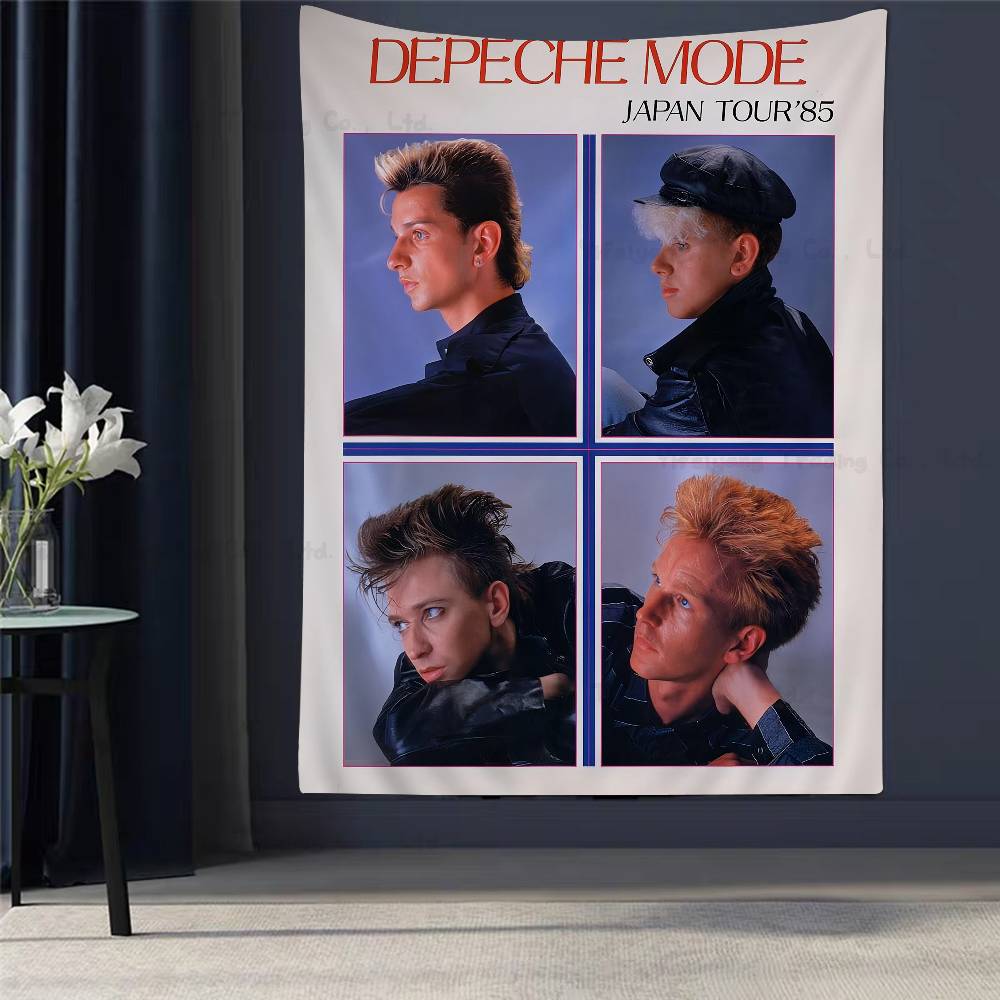 Band DDEPECHE MMODE Cool Chart Tapestry For Living Room Home Dorm Decor Art Home Decor