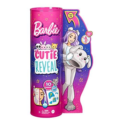 Barbie Cutie Reveal Fashion Doll with Puppy Plush