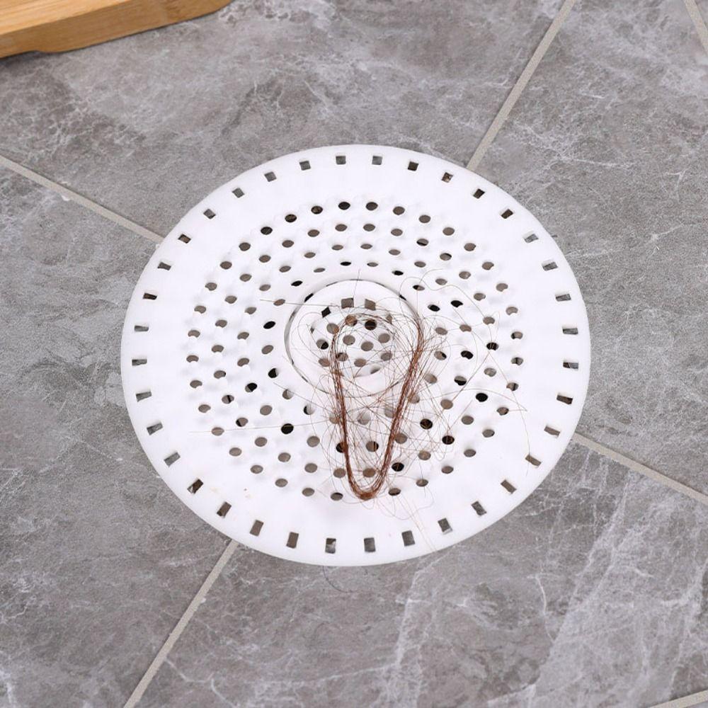 2pcs Anti-blocking Sink Strainer Round Shape Floor Drain Waste Catcher Drain Filter  Kitchen