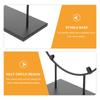 10 Inch Round Metal Display Stand Small Tabletop Frame Holder Stand for Photos Pictures Decorative Plates Home Office Desk