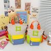 Kid Parent Color Block Crossbody Bag Nylon Breathable For Outdoor Daily Use