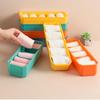 Plastic Stackable Drawers For Wardrobe Things Storage Items Box Grid 5 Desktop Organizer Cosmetics Underwear Baby Clothes Diaper