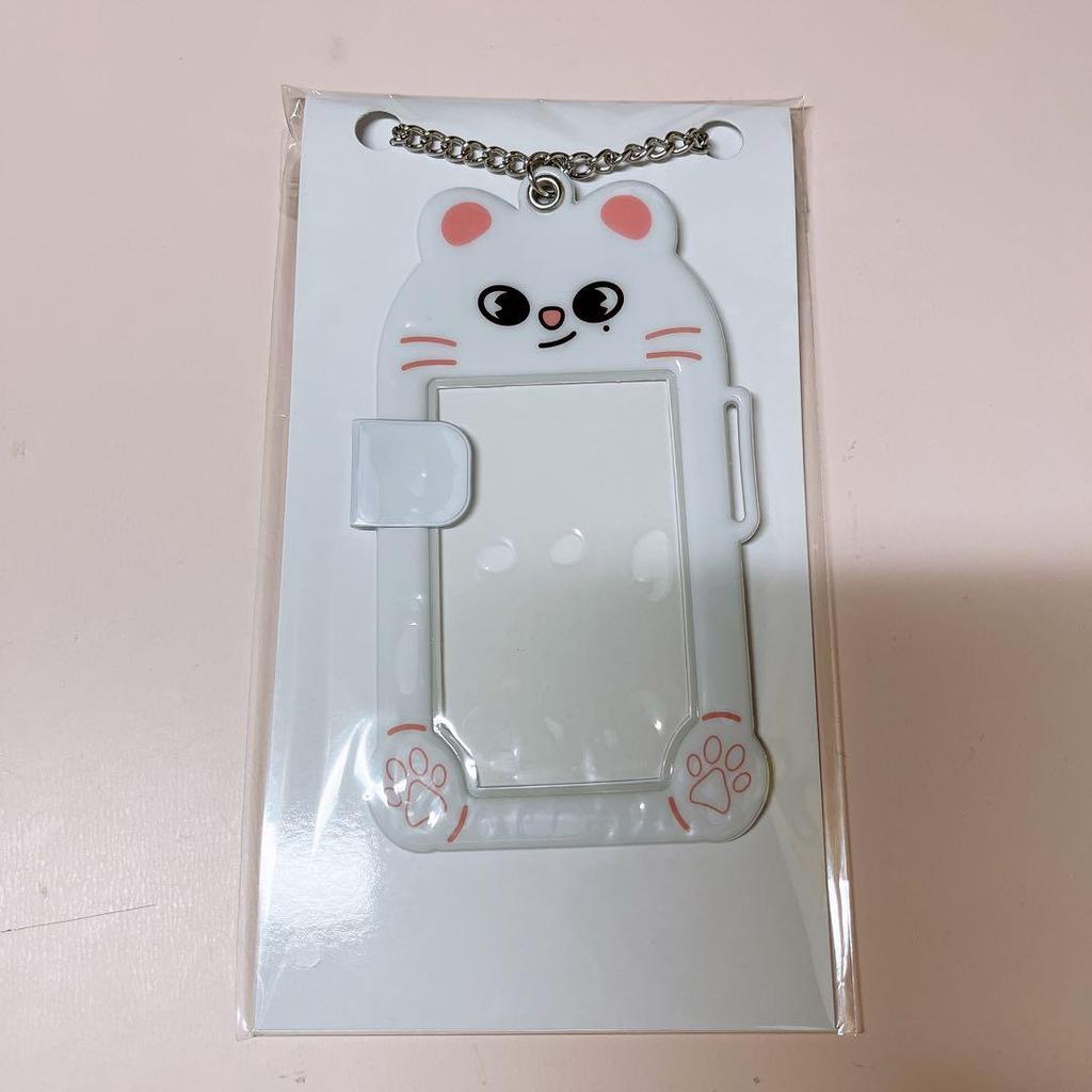 [USED] StrayKids Popup Photo Card Keychain Ginillet