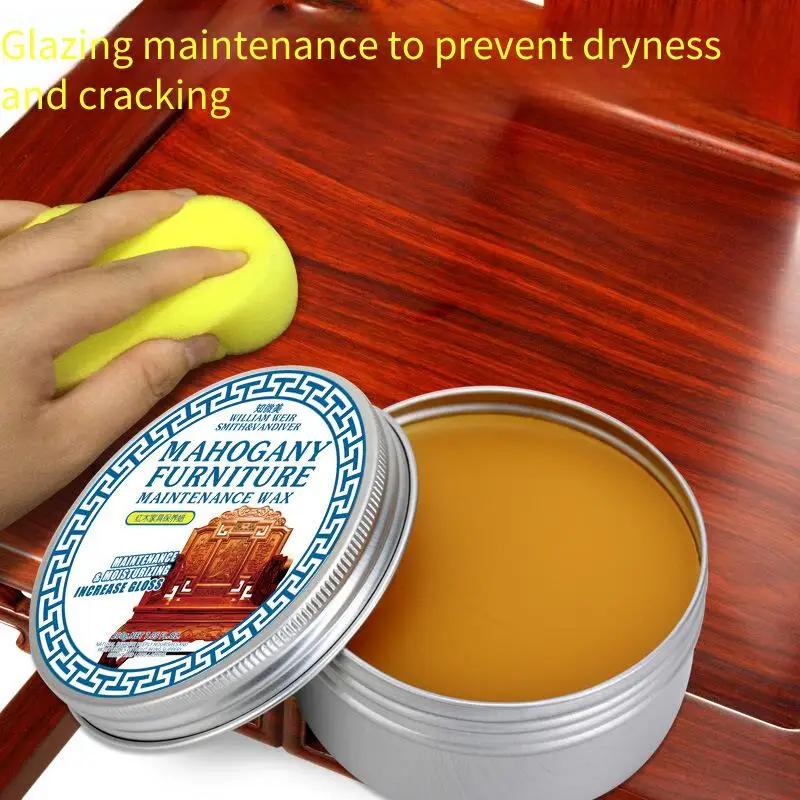 Natural Beeswax & Rosewood Wax-Furniture Maintenance Oil Solid Wax Polishing/Waxing, Care & Protect Composite Solid Wood Floors