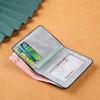 Men’s Slim Bifold Wallet PU Leather ID Card Holder Driver License Wallet Thin Business Card Organizer Pocket Purse