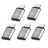 5PCS Lightning Female To USB C Male Cable Converter Carplay Type-C Phone Charger Adapter for IPhone 15 Pro Max Samsung Earphones 3