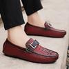 2025 Luxury Designer Penny Loafers Men Handmade Genuine Leather Casual Shoes Driving Flats Slip on Soft Man Moccasins Mens Shoes