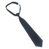 Korean Style Black Solid Color Tie - 7cm Women's Fashion Casual JK Uniform Accessory