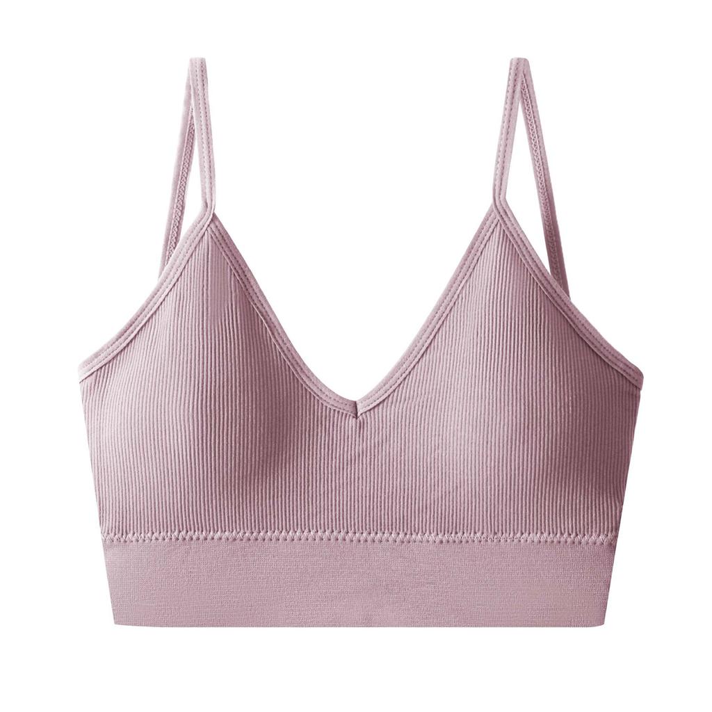 Soutiens-gorge sans fil pour femmes Push Up Bralette Soutien-gorge de Sport Yoga Soutien-gorge à Couvrance Totale Confort Soutien-gorge T-shirt Bretelles Fines Soutiens-gorge de Nuit pour Femmes Soutien Doux