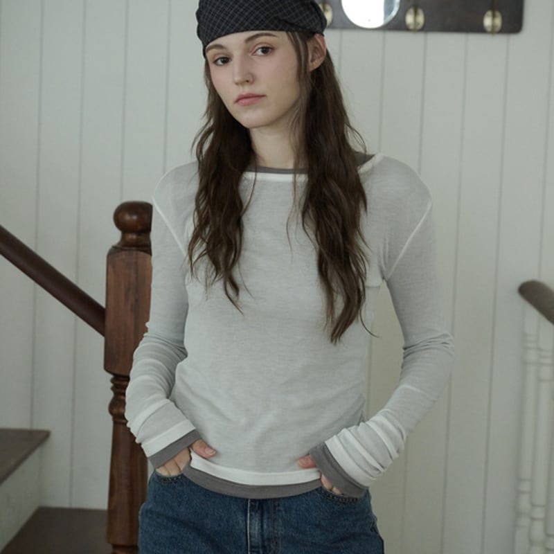 AUTH. Check Scarf (Navy)