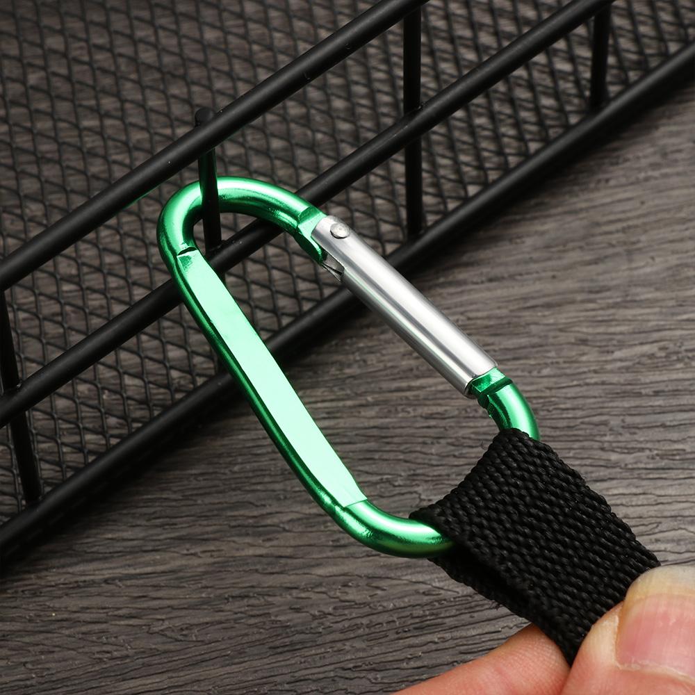 High Quality Equipment Safety Climbing Button Alloy Carabiner Buckle Keychain Camping Hiking Hook