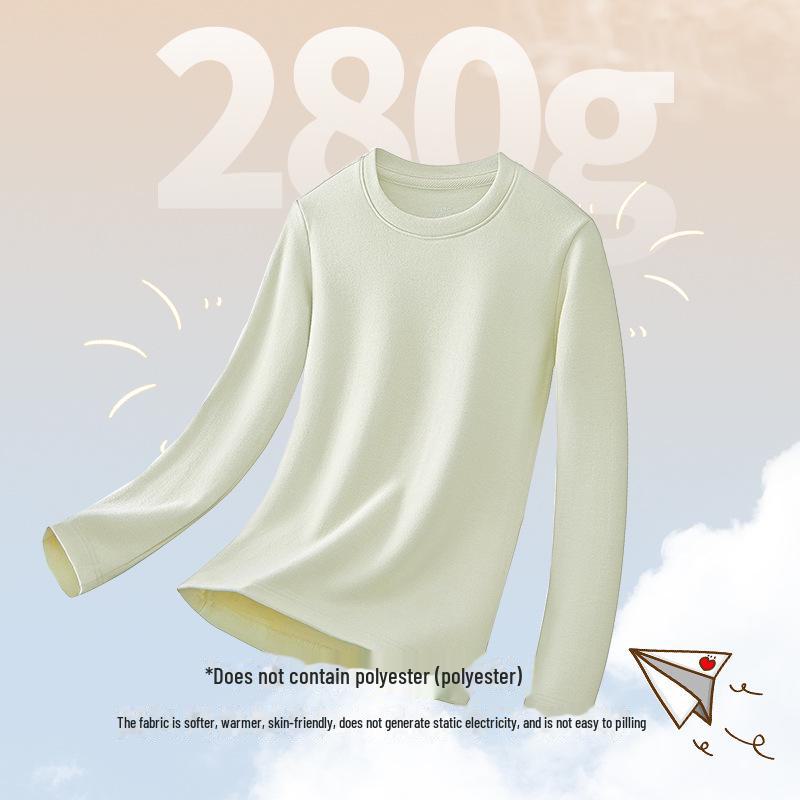 Tencel Termiskt Fleece Underkläder: Mjuk, Varm Underställströja för Pojkar och Flickor, Perfekt för Höst och Vinter.