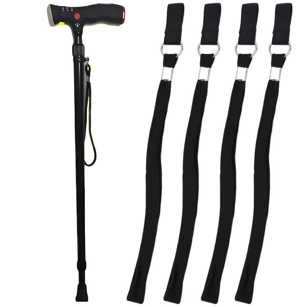 Anti-lost Walking Stick Anti-lost Lanyard Identity Nameplate Walking Cane Hand Strap Elderly Cane