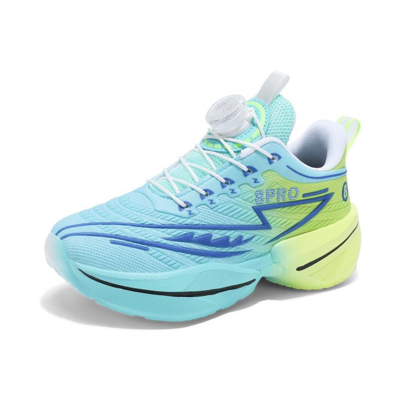 2025 New Mesh Breathable Rotating Button Classmates and Students Training Running Shoes Red Rabbit Children's Mandarin Duck Sports Shoes