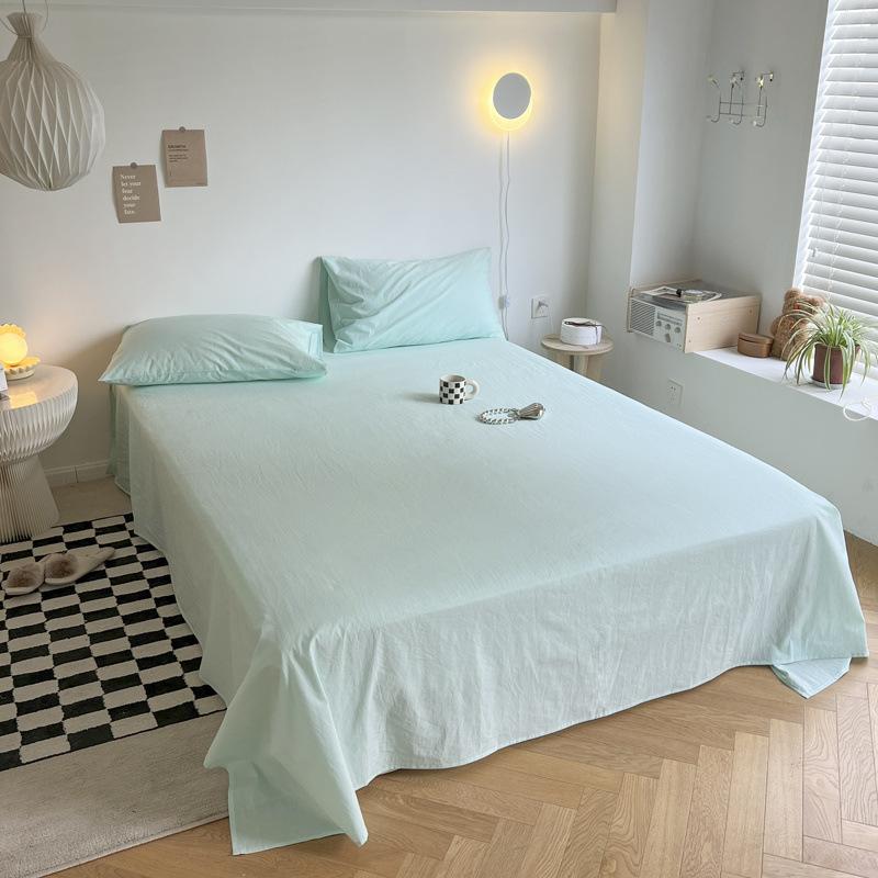 

Простые кремовые ветровки цельный спальный голый стиранный хлопковый стеганый одинарный студенческое общежитие одинарное постельное белье двойной кан одинарный 60x110cm [small size not recommended]